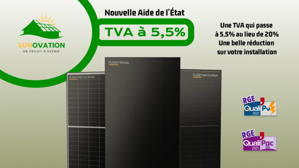 panneau solaire tva 5,5%